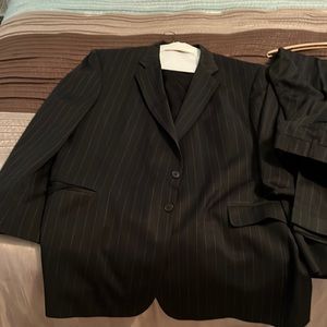 Men's pinstripe suit